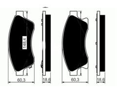 ÖN BALATA 15 INC ASTRA J 1.3 CDTI-1.4-1.4 TURBO-1.6 1.7 CDTİ 2.0CDTİ 10 AVEO 11 CRUZE 11-DELPHI LP2171-542120-1605169-1605261-13412272
