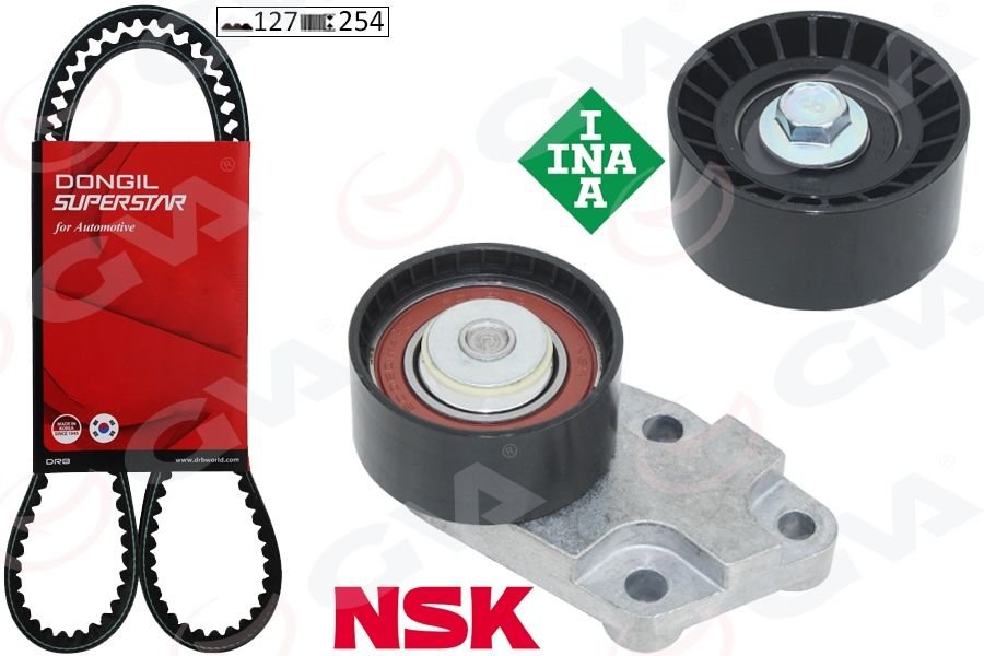 EKSANTRİK GERGİ KİTİ 127x254 CHEVROLET-DAEWOO AVEO-CRUZE-KALOS-LACETTI-NUBIRA 1.4-1.4-1.6 05--GVA 59T9930DO-96103222-96350526