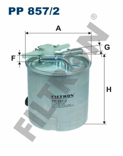 YAKIT FİLTRESİ NISSAN QASHQAI 2 1.5 DCİ-2.0 DCİ-XTRAIL 2.0 DCİ 07 RENAULT KOLEOS 2.0 DCİ 08-FILTRON-16400JY00D-16400JY09E-16400JY00B