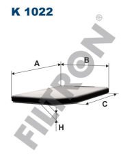 POLEN FİLTRESİ LAGUNA 1.6-1.8-1.8 16V-2.0-2.0 16V-3.0-1.9DTI-1.9DCI-2.2D 93-01 TÜM MOD.-FILTRON-7700834816-7711229290