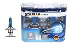 AMPUL 12V H4 100/90 P43t SKY BLUE BEYAZ IŞIK-WOLFRAM 22144 SB