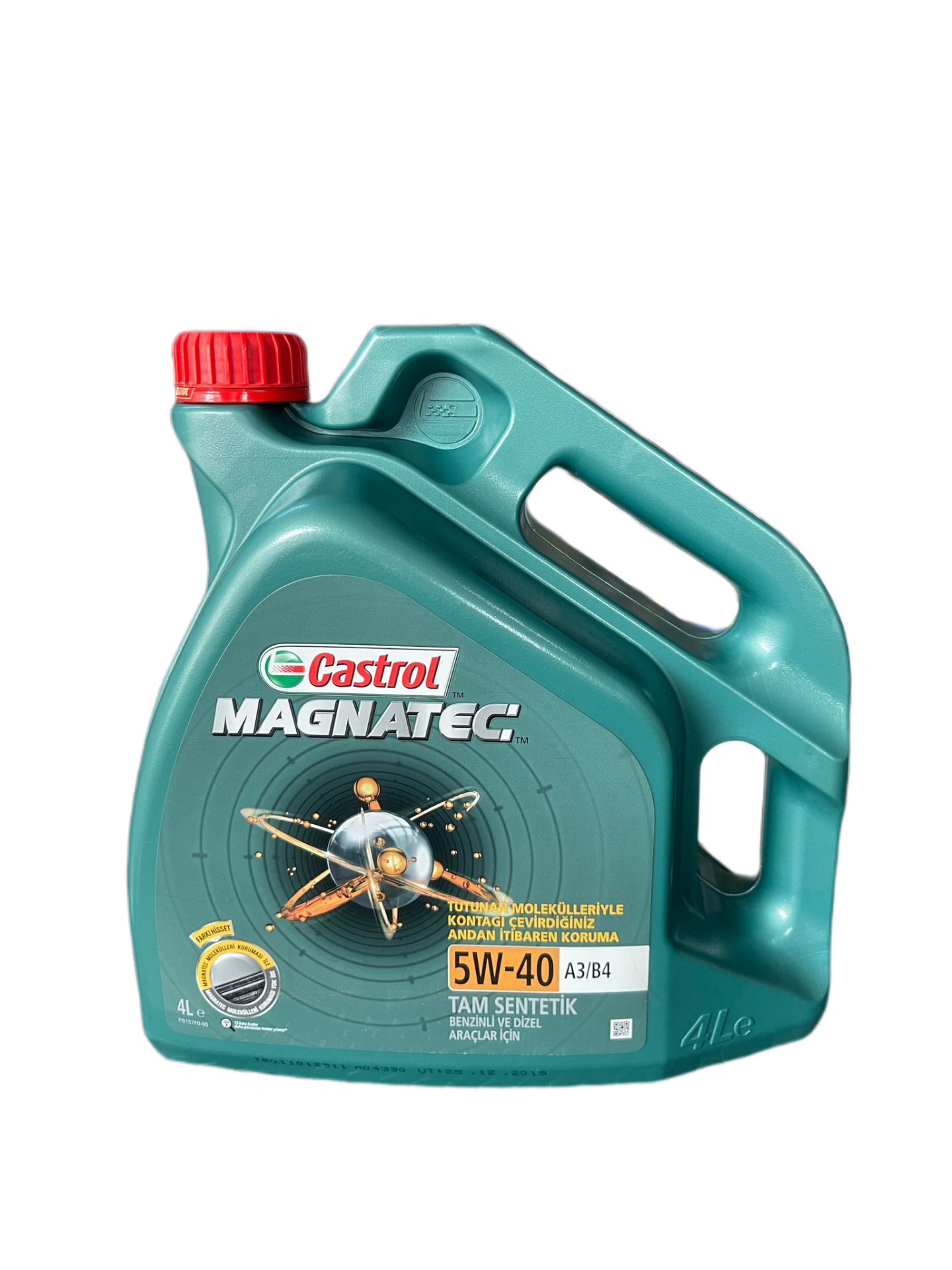 Castrol Magnatec 5W-40 A3/B4 Tam Sentetik Motor Yağı 4 L