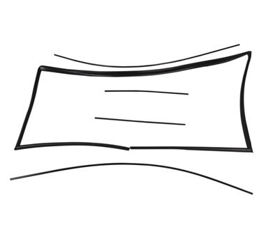 ARKA CAM ÜST-ALT ÇITA TAKIMI VE LASTİĞİ SET KOMPLE TAKIM TEMPRA-AYHAN A7171