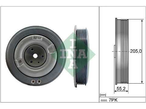 KRANK KASNAGI VOLVO S60 III 20 S90 II 20 V60 II 20 XC40 19 XC60 II 19 XC90 II 19 -B4-B5-B6 Mild-Hybrid-INA 544050610-32253160-32380012