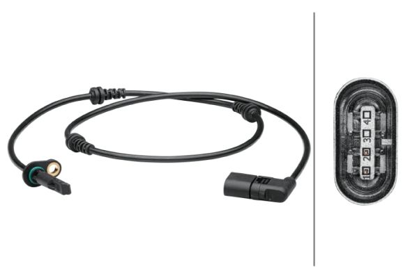 ABS SENSORU ON SAG MERCEDES C-CLASS W205 S205 C205 A205-HELLA 6PU012679411-A2059058003