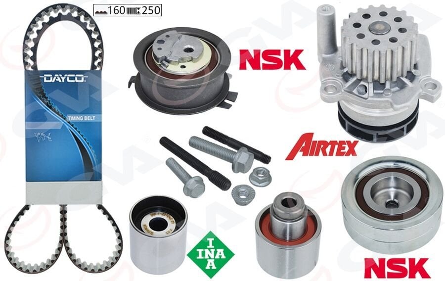 DEVİRDAİMLİ TRİGER SETİ CRAFTER-T6-A3-JETTA-CADDY-POLO-PASSAT 1.2-1.6-2.0 TDI CAYB/C/D-CAAB/C CKUB-CFFB-CFWA-CAGA-GVA 59WPK7575D-03L198119A-03L198119B-03L198119C