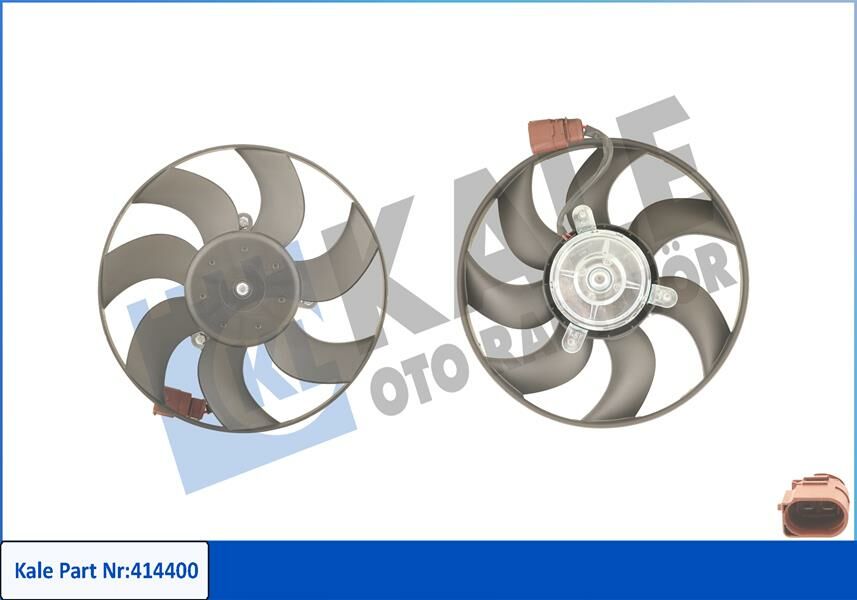 FAN MOTORU SAĞ GOLF 5-6-PASSAT-JETTA-CADDY 3-A3-OCTAVIA-SUPERB-LEON 1.4-1.6-1.9-2.0 150Wx292.9mm-KALE 414400-1K0959455DG-1K0959455CT-1K0959455ES