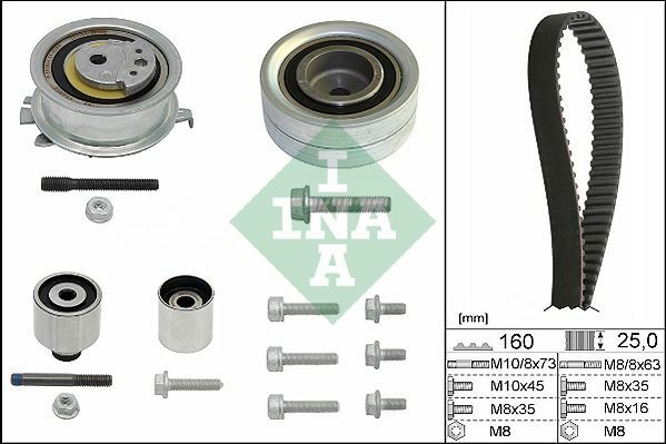 TRİGER SETİ CRAFTER-T6-A3-JETTA-CADDY-POLO-PASSAT 1.6-2.0 TDI CAYB/C/D-CAAB/C-CKUB-CFFB-CFWA-CAGA-INA 530055010-03L198119A-03L198119B-03L198119C