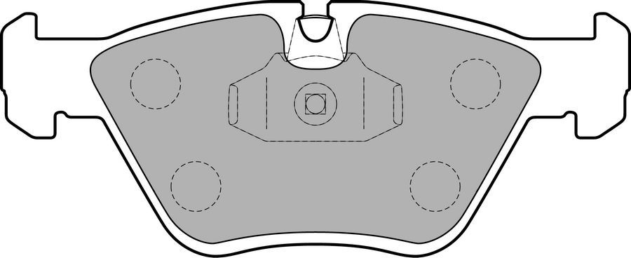 FREN BALATASI ON BMW E36 M3 E46 M3 E34 E32 E83 Z4-DELPHI LP1843-34116779652