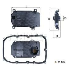 OTOMATİK ŞANZUMAN FİLTRESİ TOUAREG 10-18 Q7 11-15 CAYENNE 10-MAHLE HX187KIT-0C8321371-0C8325435-95832543500