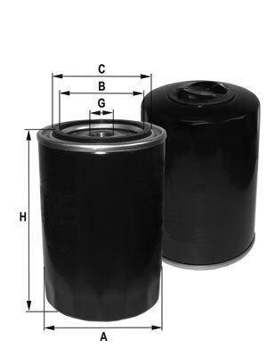 YAĞ FİLTRESİ UNO 01/95 TIPO 1.4-1.6 ie 89-95 -PANDA-PUNTO x-SARDES SO1051-4212109-7689285