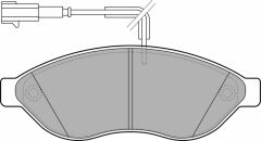 ÖN BALATA DUCATO 3-4-BOXER 3-4-JUMPER 3-4 06 11 16Q-20Q- KARSAN JEST TEK FİŞLİ-DELPHI LP1992-4253.55-77364014-425358