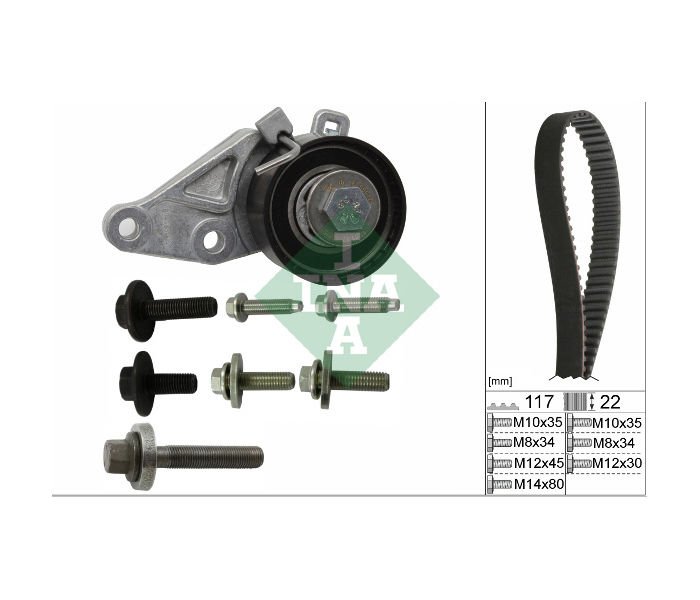 TRIGER SETI FIESTA IV - V 98 05 FUSION 02 08 1.25-1.4 16V FOCUS 98 05 1.4 -1.6 16V MAZDA 121 III 1.25 96 04 VOLVO S40 II 1.6 05 12 V50 05 12 MAZDA II 1.25 / 1.4 / 1.6 04 12 KTB286-INA 530014010-3M5Q8A615DA-1672143-31330784