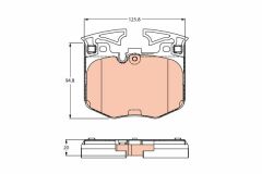 FREN BALATASI ON BMW G30 G20 G01 G02 G05 G06 G07 G29 G11 G12 G14 G15 G16 Z4 iX I20-TRW GDB2260-34116888457-34116888458