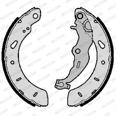 ARKA FREN BALATASI B-MAX 12 FOCUS III 11 COURIER 14 PUMA 19 KAMPANALI-FERODO FSB4164-EY162200AA-BV612200BD-2458561