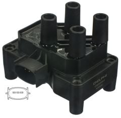 ATEŞLEME BOBİNİ FOCUS CMAX 1.6-1.8-2.0 16V-01 FUSION 1.4-1.6-KA 1.3I-MONDEO II 04 FIESTA MAZDA 2-DELPHI CE20044-12B1-988F12029AD-1066102