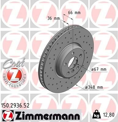 FREN DISKI ON SOL BMW G20 G22 G30 G32 G11 G12 G15 G16 G01 G02 G05 G07 Z4 iX I20 DELIKLI-ZIMMERMANN 150.2936.52-34116860911