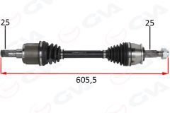 KOMPLE AKS ÖN SOL OPEL MOKKA 1.4 M-T-1.6 CDTI M-T 12- CHEVROLET TRAX 1.4 M-T 12-14-GVA 4491221-5374155-5374155-95520647