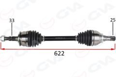KOMPLE AKS SOL OPEL ASTRA K 1.4 TURBO-1.6 CDTI M/T 15--GVA 4491223-13367061-95522355