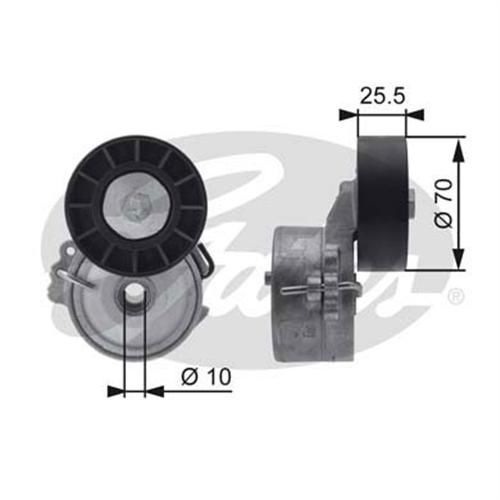 ALTERNATÖR GERGİ RULMANI KÜTÜKLÜ P206-306-406-607-806-PARTNER-BOXER-C5-BERLINGO DW10 2.0HDI-2.2HDI-GATES T38392-5751.55-9634465780-9636355180