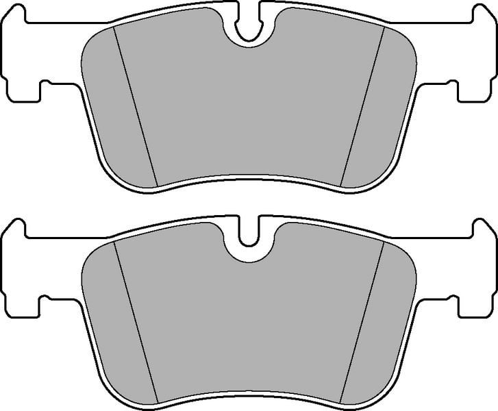 FREN BALATASI ON BMW F20 F21 F30 F31 F32 F33 F36-DELPHI LP2285-34116850568-34116874331