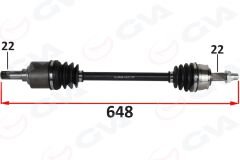 KOMPLE AKS SOL ON FIAT GRANDE PUNTO 199 1.2 MPI M-T 05-12-GVA 4428123-46308340-71791287-51947026