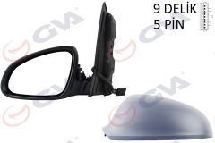 DIŞ DİKİZ AYNASI SOL ASTRA J 09 ELEKTRİKLİ ISITMALI ASTARLI ASFERİK 5 FİŞ VM-973EHPAL-GVA 1090136-1428452-1428455