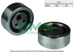 EKSANTRİK GERGİ RULMANI CLIO II 01 KANGOO 97 MEGANE 96 LOGAN 04 SANDERO 08 1.4-1.6-BMS 113-8200211784-7700273277-8200102612