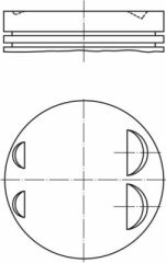 PISTON SEGMAN 0.50 BMW M52 B28 E36 E39 E38 Z3-MAHLE 0831602-11251432086-11251437036