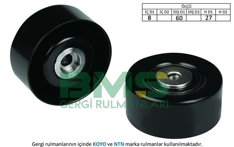 ALTERNATÖR GERGİ RULMANI PARTNER-P206-306-JUMPY1.9D -P307 1.4 16V-1.6 16V-C2 1.4-1.6-C3 1.4i-1.4 16V-BMS 116-5751.47-5751.91-9642006780-96289902