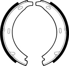 FREN BALATASI ARKA PARK FRENI MERCEDES W201 W124 W168 W169 W245 W414 W202 W203 C209 W461-DELPHI LS1371-A1244200720