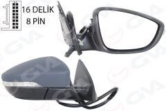 DIŞ DİKİZ AYNASI SAĞ PASSAT 11 ELEKTRİKLİ ISITMALI KATLANIR SİNYALLİ ASTARLI KONVEKS 8 FİŞ VM-6194EBR-GVA 1075349-3AA857508A9B9