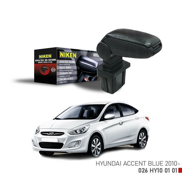 ARACA ÖZEL KOL DAYAMA SİYAH HYUNDAI ACCENT BLUE 10-NIKEN 026HY100101