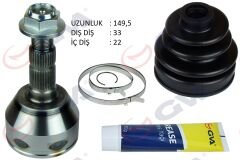AKS KAFASI DIŞ ÖN ASTRA H-ZAFIRA B 1.4i-1.i6 04-09 33x22x53 149.5mm-GVA 4490008K-1603273-374671