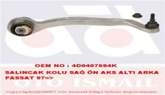 SALINCAK KOLU SAĞ A4-A6-A8-SUPERB I-PASSAT 8E0407694Q-4D0407694H-8E0407694K-8E0407694-8D0498998-8D0498998B-4D0407694M-8E0407694AG-4D0407694AD-4-TRW JTC350-4D0407694K-8E0407694P-8E0407694E