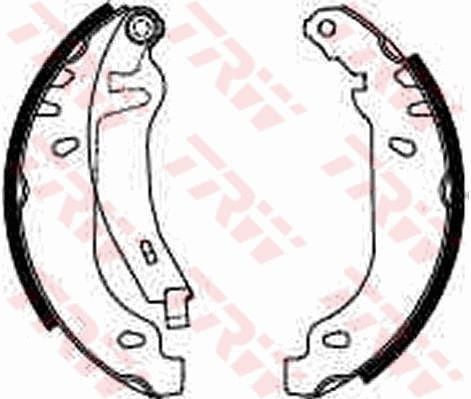ARKA PABUÇ BALATA R9-R11-R19-R21-CLIO I 90-98 TWINGO 96 180x42-TRW-7701202820-7701202542-77012002474