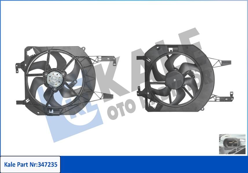 FAN DAVLUMBAZLI ŞASESİ TRAFIC II-VIVARO 01-KALE-7701069897-7701050191