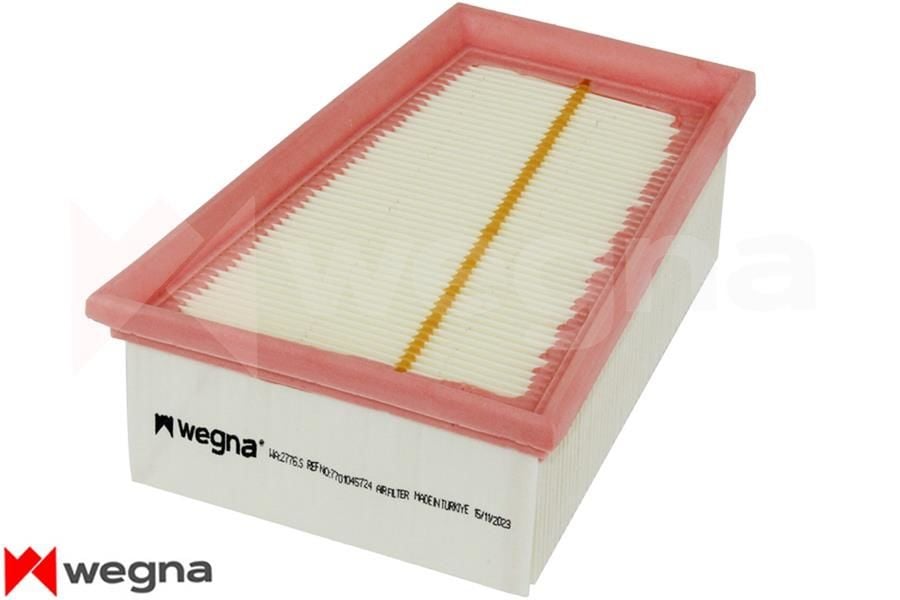 HAVA FİLTRESİ CLIO II 01 06 KANGOO 01 LAGUNA 98 TRAFIC 01 06 MEGANE I 98 SCENIC 98 VIVARO 01 06 1.4-16V 1.6 2.0 ÜÇGEN-WEGNA WA2776.S-7701045724-8200431051-1654600QAA