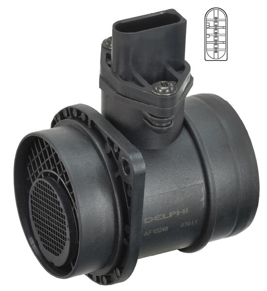 DEBİMETRE SENSÖRÜ KOMPLE AUDI A3 1.9 TDI. A4. A4 AVANT 1.9 TDI; SKODA FABİA 1.4 TDI. OCTAVİA 1.9 TDI-DELPHI AF10248-12B1-038906461B-8Z0906461