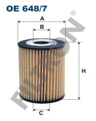 YAĞ FİLTRESİ ANTARA 2.0 CDTI 06 CAPTIVA-EPICA-LACETTI-NUBIRA 07 CRUZE 09 2.0 D-FILTRON OE648.7-4807966-93743595-93745425-4817460