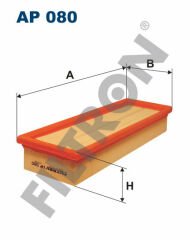 HAVA FİLTRESİ CLIO II 98 05 KANGOO 97 1.4 EJ7 1.6 K7M BERLINGO 97 XANTIA 93 98 P306 93 P406 96 1.6 1.8-FILTRON AP080-7701042841-1444.P1-1444.86