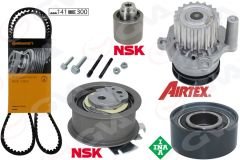 DEVİRDAİMLİ EKSANTRİK GERGİ KİTİ PASSAT-JETTA-GOLF5-OCTAVIA-A3-A6 2.0TDI 04-06 BKP-BKD-BRE-BLB-BMR-GVA 59WPK7526-03G198119-03G198119B-03G198119D