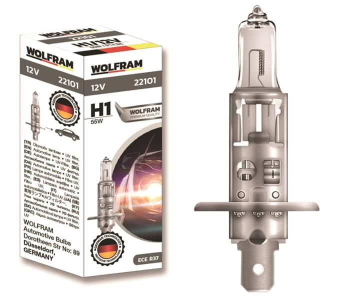 AMPUL 12V H1 55 P14.5s STANDART IŞIK 64150-WOLFRAM 22101
