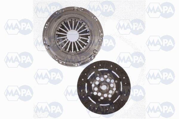 DEBRİYAJ SETİ BASKI DİSK KNG-CLIO III-MGN-FLUENCE-LGN III-MODUS-DUSTER-SCENIC -QASHQAI 1.5DCİK9K-MAPA 001225409-302057505R-7701479062-C021000QAE