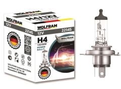 AMPUL 12V H4 100/90 P43t STANDART IŞIK TIRNAKLI P43t 62204-WOLFRAM 22145