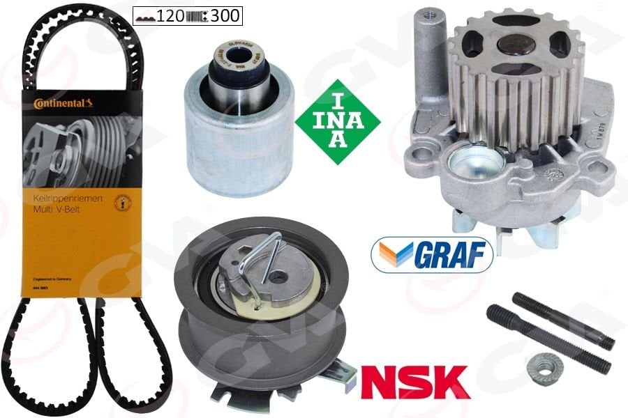 DEVİRDAİMLİ TRİGER SETİ 120x300 T5-CADDY-PASSAT-JETTA-GOLF-POLO-A3-LEON 1.4-1.9TDI BJB-AXB-AMF-BLS-GVA-038198119A-038198119C-038198119G