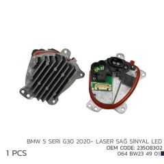 BMW 5 G30 2020- LASER SAĞ SİNYL LED MODÜL 23508302-NIKEN 064BW234901-23508302