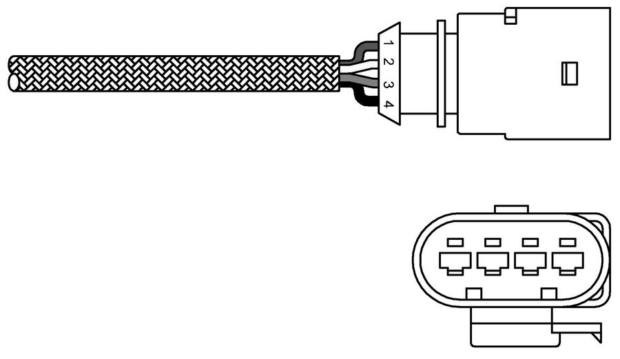OKSİJEN SENSÖRÜ CADDY III-GOLF V-JETTA-PASSAT 1.4TSI-1.6FSI-DELPHI ES20289-12B1-03C906262F-1K09982625