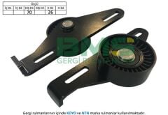 ALTERNATÖR GERGİ RULMANI CLIO II-KANGOO-MEGANE 1.4-1.6-1.6 16V 98- -LAGUNA II 1.6 16V 01-BMS 003-7700105325-8200192843-8200421284