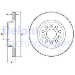 ÖN FREN AYNASI GOLF V-VI-JETTA III-IV-CADDY III-A3 03 LEON 05 TOLEDO-OCTAVIA 04 280x22x9DLxHAVALI 1K0615301AS-1K0615301S-JZW615301A-DELPHI BG3832T-1K0615301S-1K0615301AC-1K0615301AK